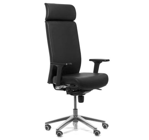 RONAN Кресло для руководителя с подголовником (Черный)