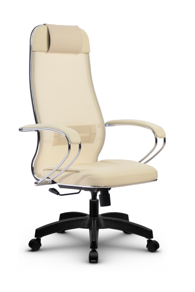 Кресло для руководителя Метта МЕТТА-5(MPES)/подл.116/осн.001 (Светло-бежевый)