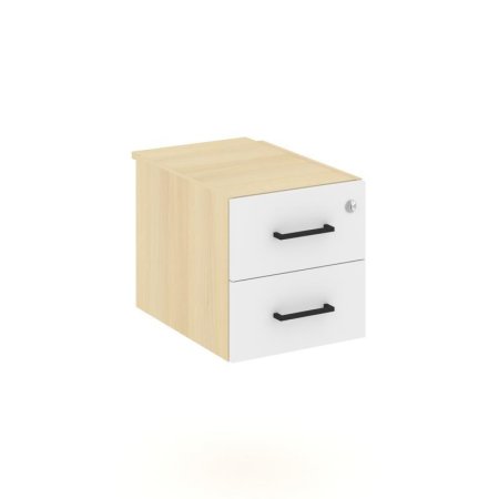 Тумба с 2 ящиками SN.TP-032 (343х507х356) (Акация Лорка/Белый)