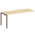 Проходной наборный элемент рабочей станции Metal System Style БП.ПРС-СП-1.5 1800x720x750 (Дуб Наварра/Серый металл)