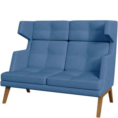 Диван офисный 2-х местный высокий Беверли (Диван 2-местный высокий bravo_v_24)