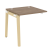 Наборный элемент рабочей станции на деревянных опорах Onix Wood OW.1.NRS-0.8 780x800x750 (Тиквуд Светлый/Дуб Темный)