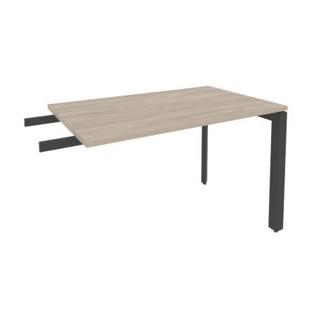 Брифинг-приставка на П-образном м/к Onix O.MP-BR-11 1180x720x750 (Дуб Аттик/Черный металл)