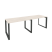 Рабочая станция на О-образном м/к Onix O.MO-RS-2.2.7 2360x720x750 (Тиквуд Темный/Белый Металл)