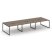 Рабочая станция 2-х сторонняя SN-4O.DRS-064 (4740х1232х750) (Тиквуд Светлый/Металл Антрацит)