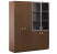 EXE Шкаф комбинированный с гардероб (Орех/Хром)