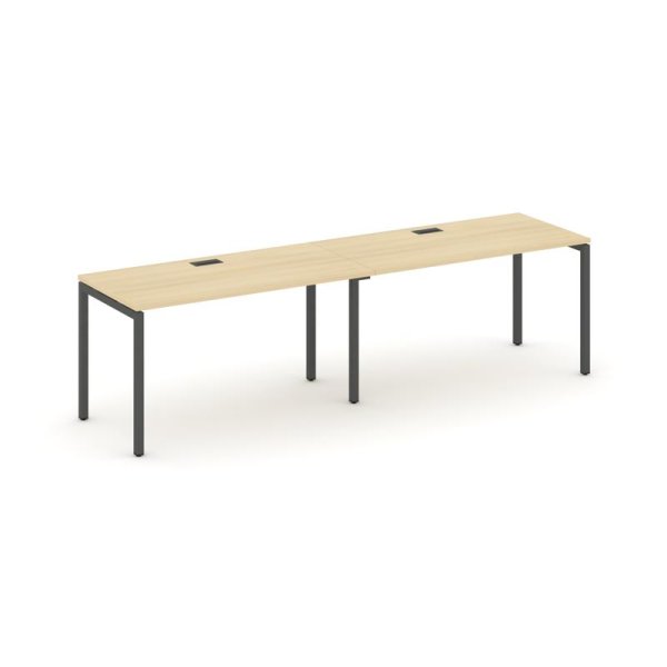 Рабочая станция 1 сторонняя SN-4P.ORS-002 (2360х600х750) (Акация Лорка/Металл Антрацит)