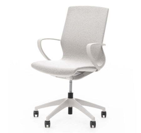 MARICS Кресло с роликами ткань (Светло-серый)