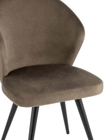 Стул Танго велюр коричневый (Стул Танго коричневый)