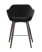 Стул полубарный Саймон велюр черный (Стул полубарный Саймон черный)