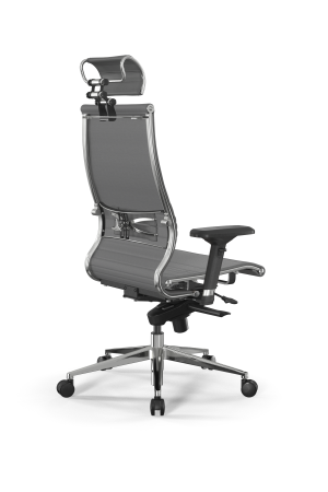 Кресло для руководителя Метта Samurai L2-7D - Infinity /Kc04/Nc04/D04P/H2cL-3D(M06.B32.G11.W03) (Серый)