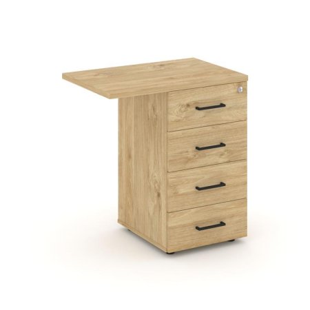 Тумба приставная SN.TPP-002 (416/700х460х750) (Тиквуд Светлый)