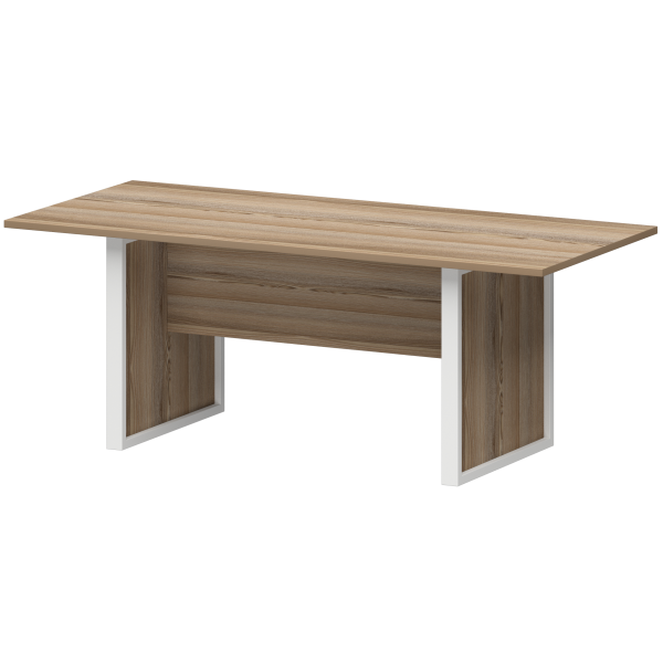 Стол заседаний Аргентум-М НТМ-200.90 2000x900x750 (Дуб сафари/Белый)