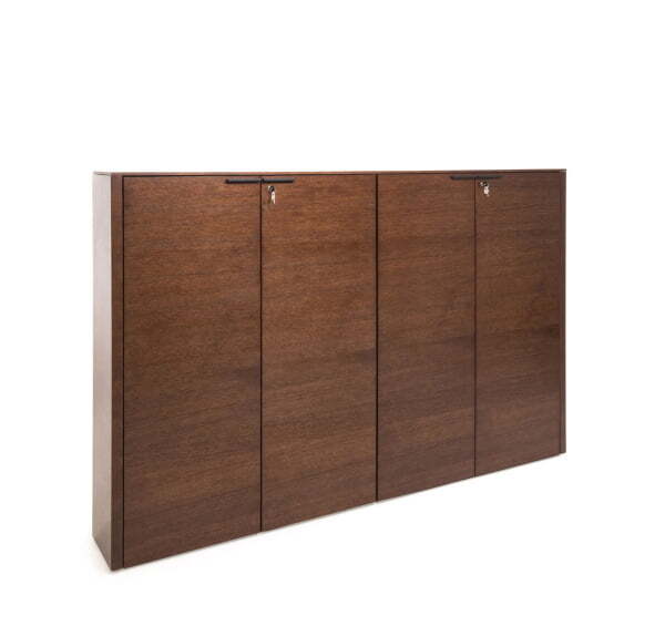 RAIL Шкаф офисный для бумаг х2 (Дуб табак)