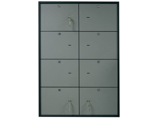 Блок депозитных ячеек VALBERG DB-8S (Серый/Графит)