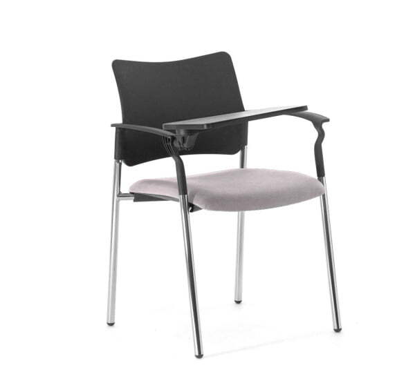 PINKO Кресло на 4-х опорах со столиком (Черный/Серый)