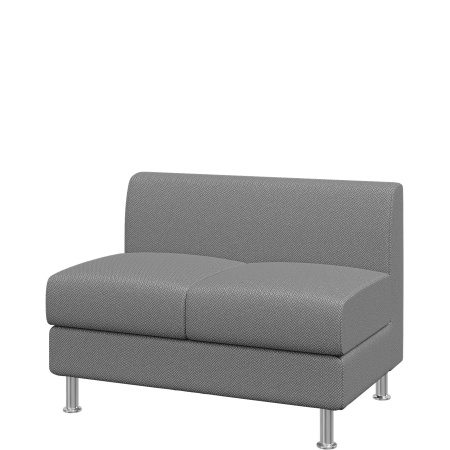 Диван Домино. Модуль 2-местный. (Модуль 2-местный sweet_grey)