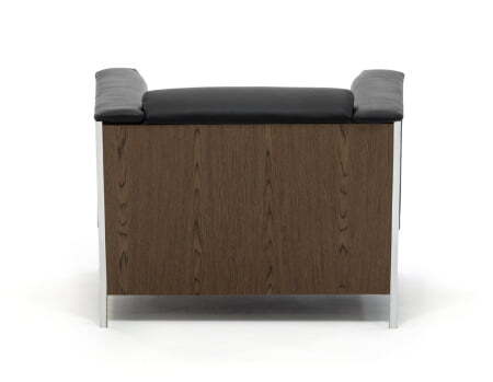 VISPO Кресло (ОРЕХ/ЧЕРНЫЙ)