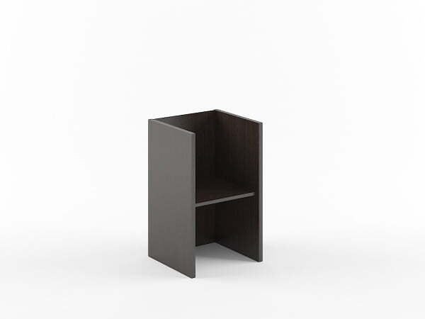 Стеллаж без верха и низа Born В-411 475x435x770 (Венге Магия)