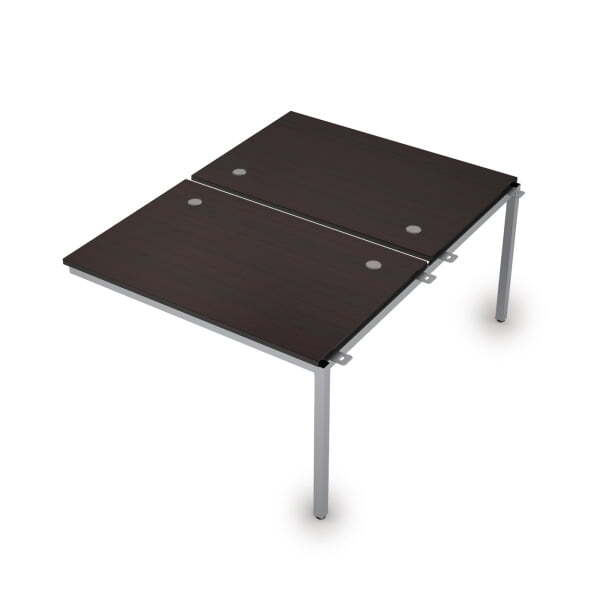 6МБС.288 Сдвоенные бенч-системы, средний модуль (1200x1635x750) (Венге/Алюминий матовый)