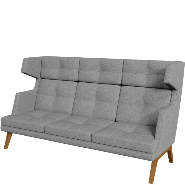 Диван офисный 3-х местный высокий Беверли (Диван 3-местный высокий dream_14)