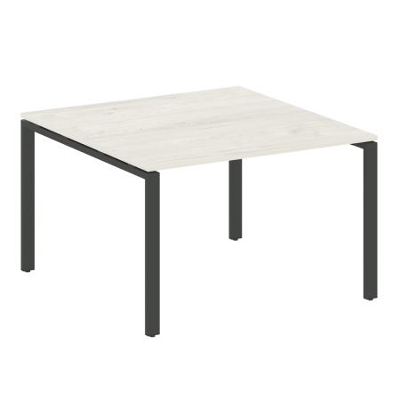 Переговорный стол 1 столешница Metal System Style БП.ПРГ-1.2 1200x1235x750 (Дуб Наварра/Антрацит металл)