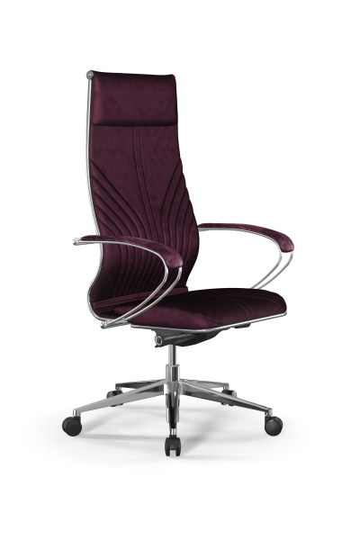 Кресло для руководителя Метта Samurai L1-13K - GoyaLE /Kc31/Wm31/K2cV(M26.B32.G25.W03) (Фиолетовый)