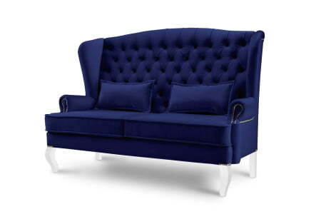 Диван 2-местный Lord (1670x830x1180) Синий (Синий)