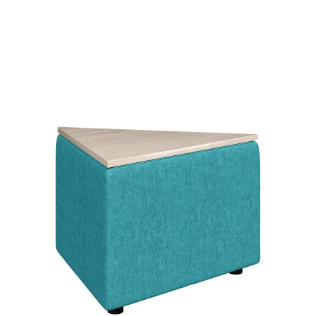 Диван Оригами. Стол треугольный. (Стол треугольный velvet_lux_41)