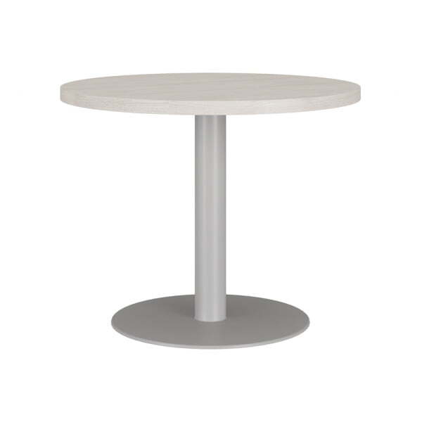 Стол переговорный Zion ZIO28570129 800x800x760 (Дуб светлыйБелый)