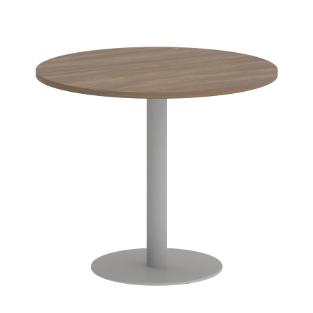 Стол круглый VR.SP-5-90.1 900x900x750 (Дуб Аризона/Серый Металл)