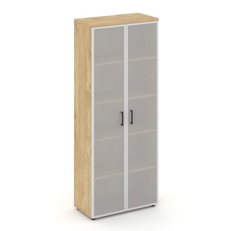 Шкаф высокий широкий SN.STS.E-109 (796х400х1982) (Тиквуд Светлый/Сатин)