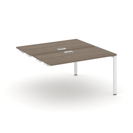 Стол-приставка к опорным элементам SN-6P.DPRS-024 (1580х1632х750) (Вяз Благородный/Металл Белый)