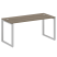 Стол письменный Metal System Style БО.СП-4 1600x720x750 (Дуб Наварра/Серый металл)