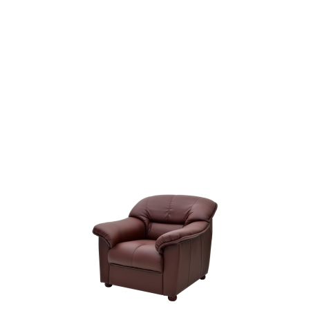 Кресло офисное Монарх (V-400) с подлокотниками (Коричневый)