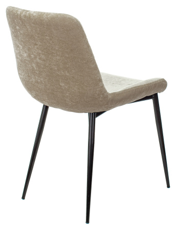 Стул для кухни KF-6 песочный Light 21 металл черный на ножках (KF-6/LT21) (Песочный)