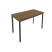 Стол письменный на металлокаркасе Slim С.СП-4.1 1180x600x750 (Серый/Антрацит металл)