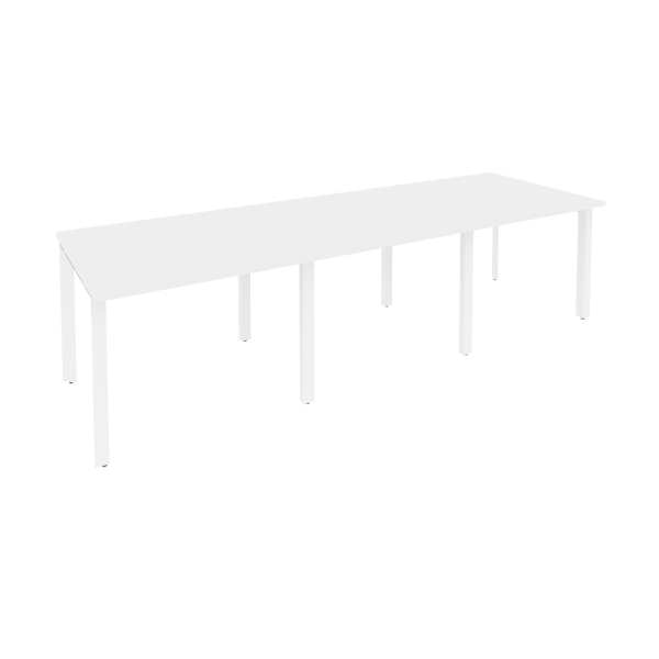 Стол переговорный Onix O.MP-PRG-3.1 2940x980x750 (Белый Бриллиант/Белый Металл)