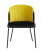 Стул Дабл велюр черный с желтой вставкой (Стул Дабл черный, желтый)
