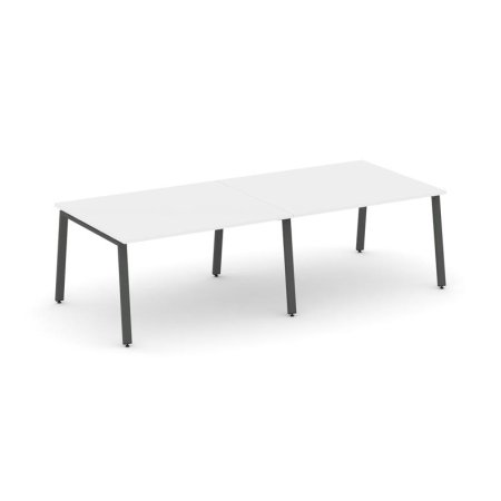Стол переговорный SN-6A.SPRG-043.3 (2760х1180х750) (Белый/Металл Антрацит)