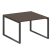 Переговорный стол 1 столешница Metal System Style БО.ПРГ-1.2 1200x1235x750 (Дуб Наварра/Серый металл)
