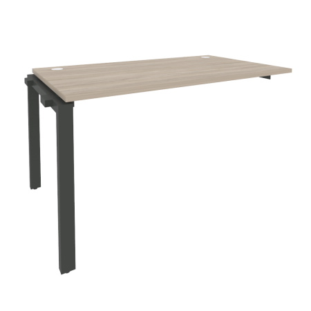 Наборный элемент рабочей станции на П-образном м/к Onix O.MP-1.NRS-3.8 1380x800x750 (Дуб Аттик/Черный металл)