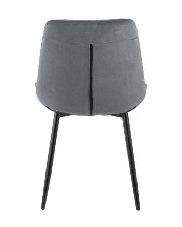 Стул Флекс велюр тёмно-серый (Стул Флекс темно-серый)