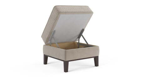 Пуф Neapole (650x650x480) Бежевый (Бежевый)