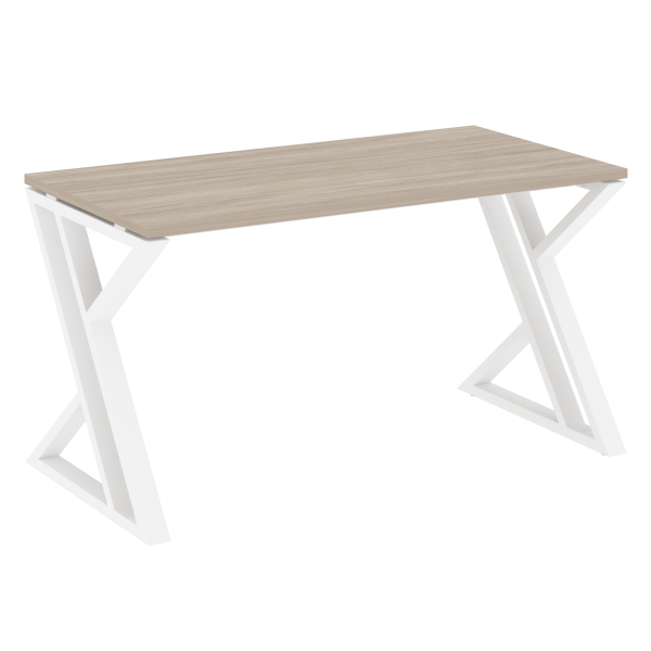 Стол рабочий VR.L-SRZ-3.7 1380x720x750 (Дуб Аттик/Белый металл)