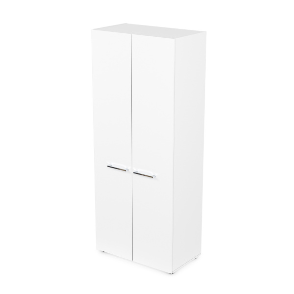 10ШД.005.1 Шкаф распашной  (800x450x1946) (Белый Премиум)