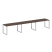Рабочая станция Metal System Style БО.СМ-3.3 4200x720x750 (Дуб Наварра/Серый металл)