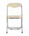 Стул складной ДЖОН металлик, кремовый (Стул складной Джон кремовый)