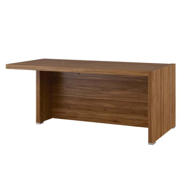 Стол письменный с асимметричными опорами, левый SOL297106 1800x880x750 (Орех Solid)