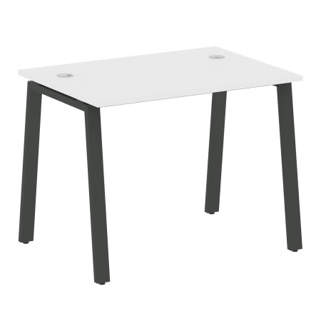 Стол письменный Metal System Style БА.СП-1 1000x720x750 (Белый/Антрацит металл)